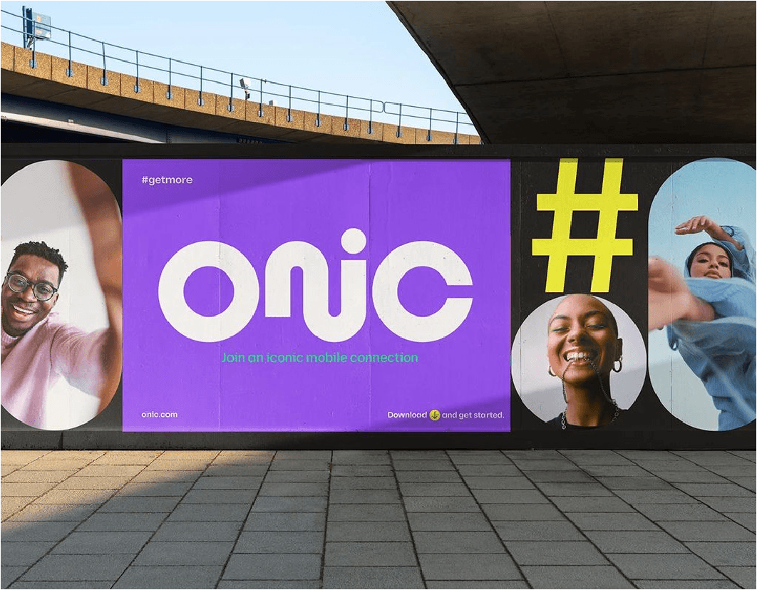 ONIC outdoor wall campaign